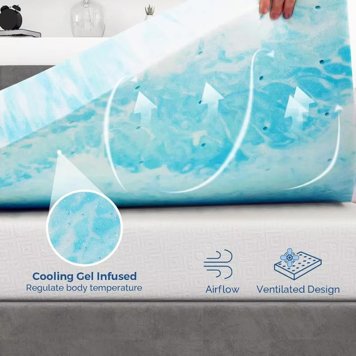 Anti-Gravity Cooling Mattress Topper